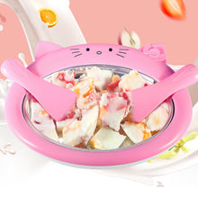 Mini ice cream maker with cartoon design for home use